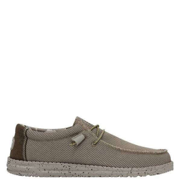 Mocasín HeyDude Wally Sox Triple Needle Camel