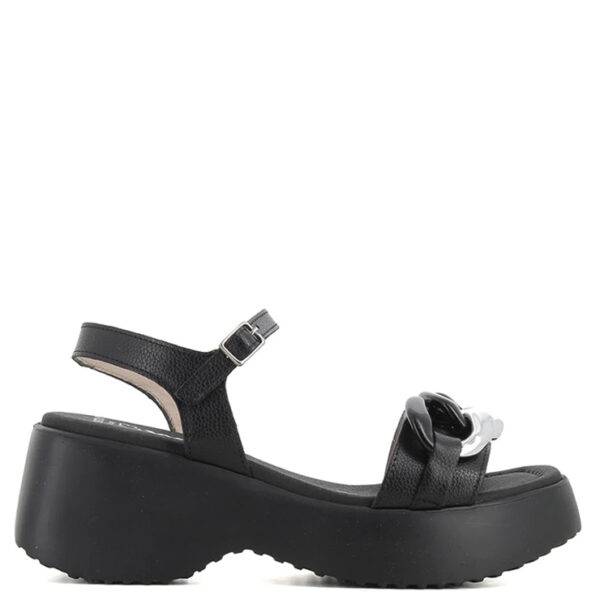 Sandalia Wonders D-9723 Negro