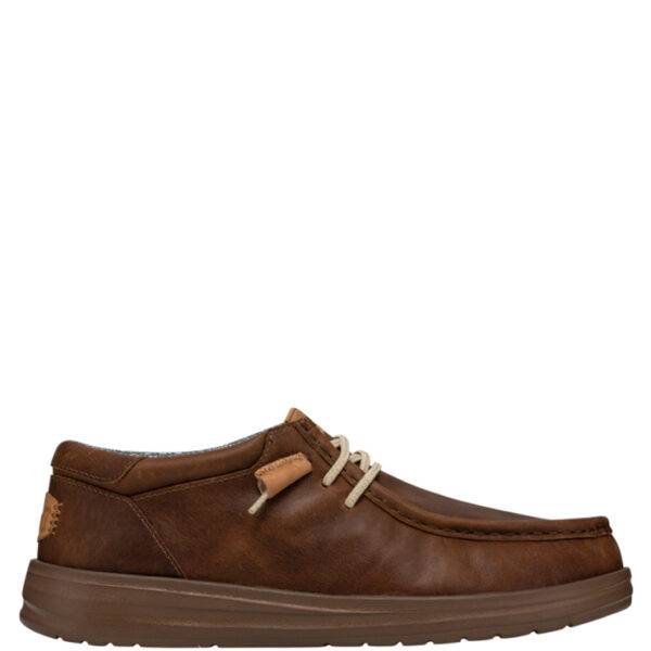 Mocasín HeyDude Wally Grip Craft Leather Marrón