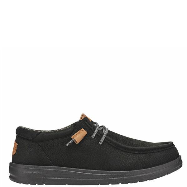 Mocasín HeyDude Wally Grip Craft Leather Negro