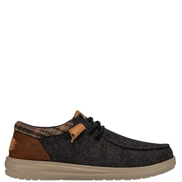 Mocasín HeyDude Wally Grip Wool Charcoal