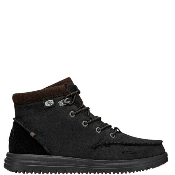 Botín HeyDude Bradley Boot Leather Negro