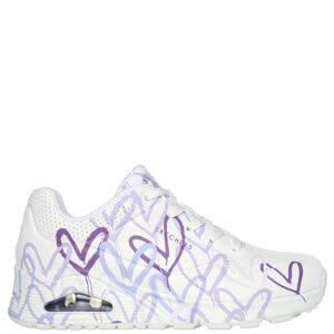 Zapatillas Skechers JGoldcrown: Uno - Spread the Love Blanco