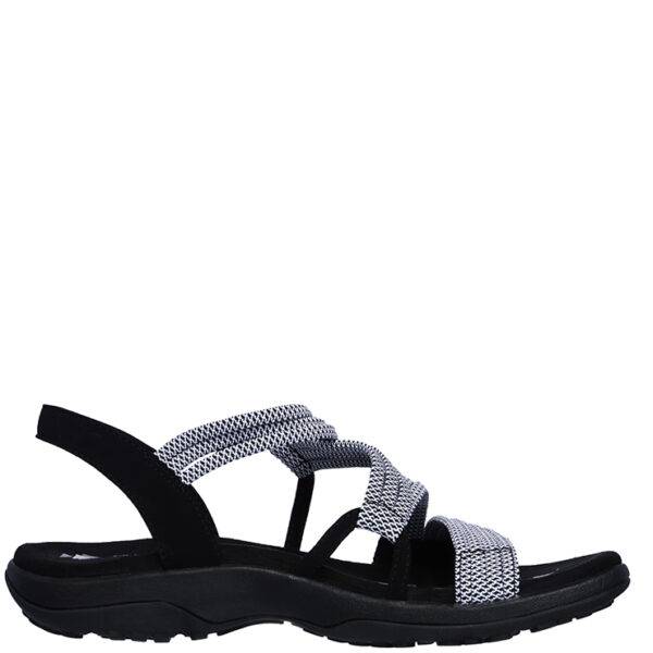 Sandalia Skechers Reggae Slim Appeal Black/White