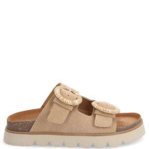 Sandalia No Name Sandy Slap Camel - Escala Sabates