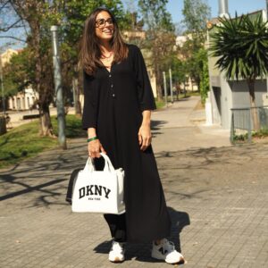 Vestido Laia Laffaure 31003 Negro - Escala Sabates