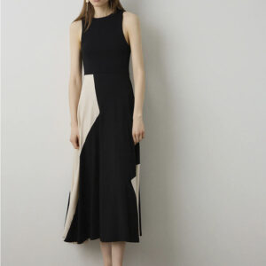 Vestido BSB 053-211038 Negro/Beig