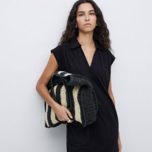 Bolso Yerse 42936 Crudo/Negro - Escala Sabates