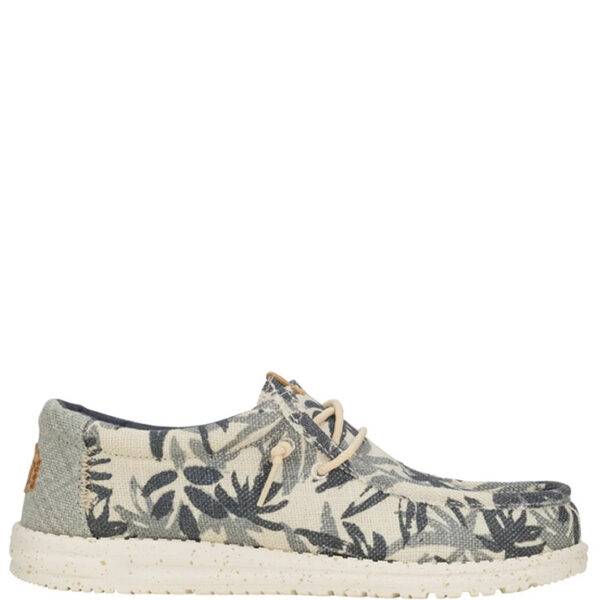 Hey Dude Wally Palm Jute Egret/Cloud blue - Escala Sabates