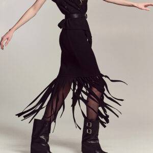 Falda BSB 054-213008 Negro - Escala Sabates